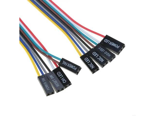 Multi Functional S Front Panel Connector Adapter Cable For Computer Case Server Switches Extension Cord