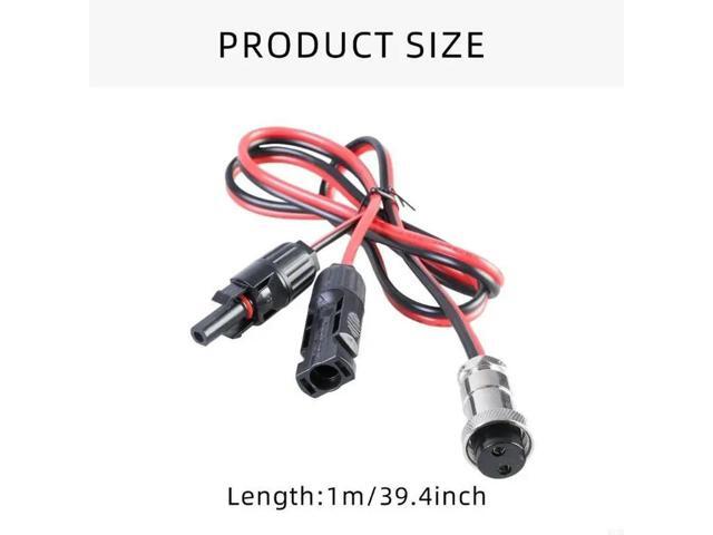 Multi-Contact 4 to GX20 2Pin Aviation Power Cord Conversion Line Supports 150W