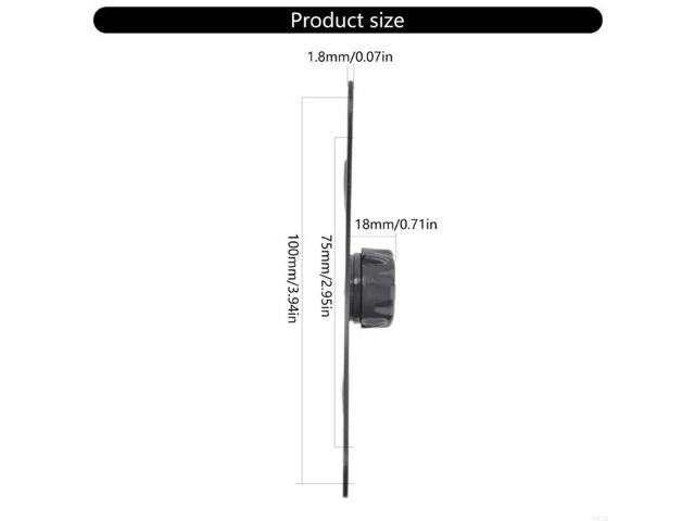 Portable Monitors Mounting Adapter Bracket Plate 17mm Ball Head To 100x100mm
