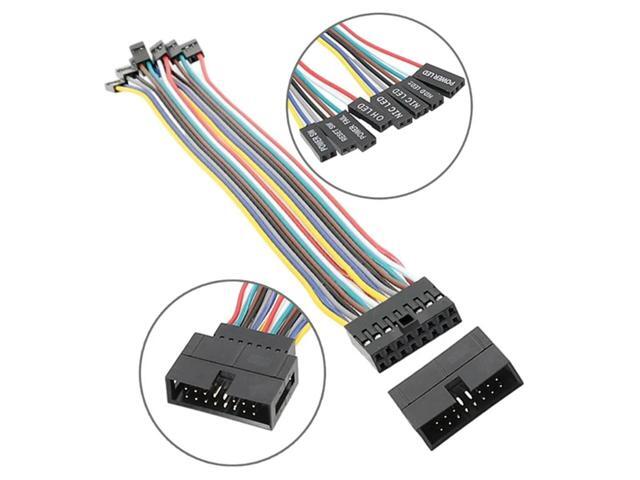 8Pin Panel Switching Cable Switching Adapter Jumper, Server Chassis Adapter Cable For Ultramicro Server M76