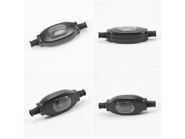 3A 250V Waterproof In Line Switch Cord Switch IP65 Round Wire Silver Contact Double Cut Switch Dust Switch-N33R