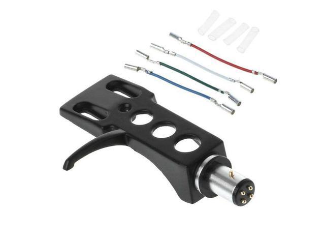 1 PCS Phono Turntable Headshell Mount Phono Cartridge Phonograph Head Holder Black Metal For LP Disc Record Player-N33R