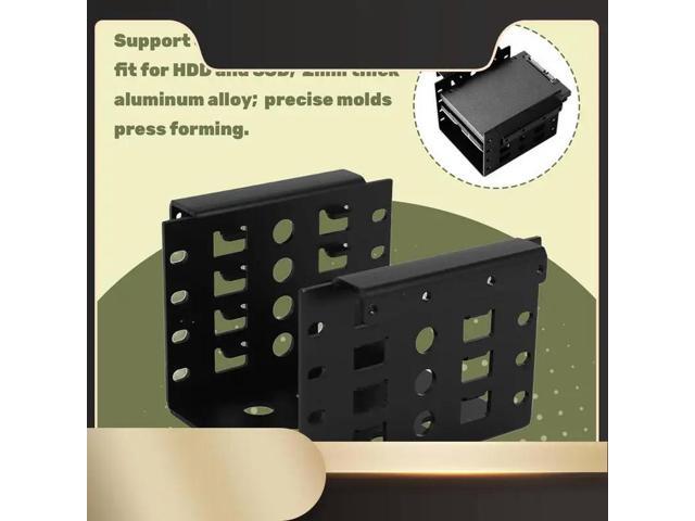4-Bay 2.5 Inch Hard Drive Caddy Internal Mounting Adapter Bracket Aluminum Alloy Mobile Holder-N33R