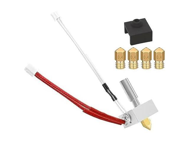 Printer Hot End Kit For Elegoo Neptune 3 Plus/Max Extruder Head Heater Break Silicone Cover Thermistor With 4PCS Nozzl