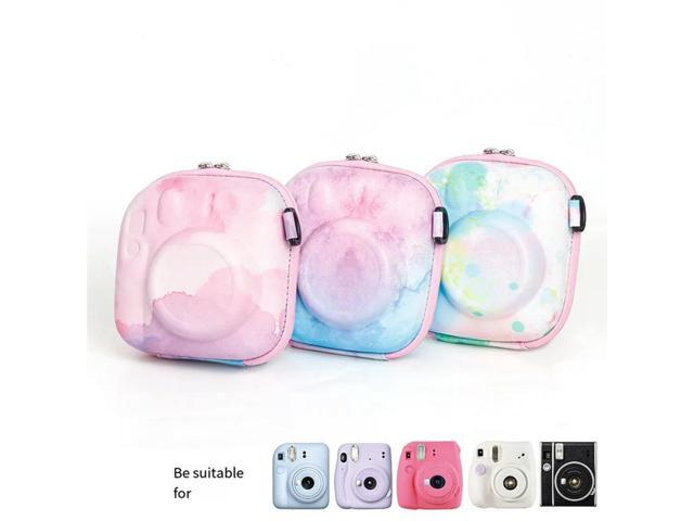 Ageryu Instant Camera Case Bag For Fujifilm Instax Mini 12/11/9/8/7/40 Camera Carrying Shockproof EVA-N33R