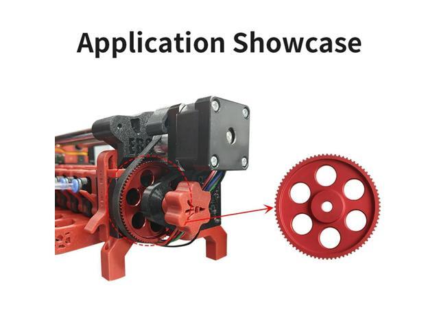 2Pcs 80Teeth 2GT C Kit 2GT Timing Pulley Bore 5Mm 2MGT Synchronous Belt Width 9/10Mm 80T For Voron 2.4