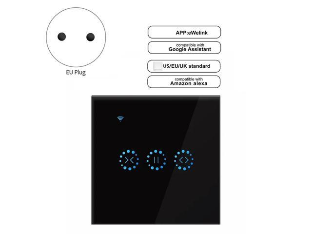 Wifi Smart Curtain Switch For Blinds Roller Shutter Electric Motorized Motor Remote Control Eu Plug-N33R
