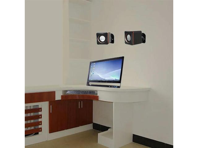 Universal Speaker Wall Mount Bracket Ceiling Stand Clamp With Adjustable Swivel And Tilt Angle Rotation Durable Easy To Use-N33R