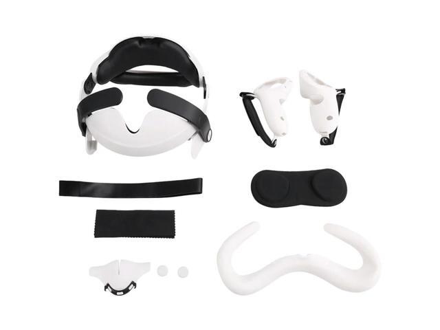 Halo Strap For Quest 3 Controller Covers Lens Cap Light-BlockingNose Pad And Face Cover For Quest 3 Accessories A-N33R