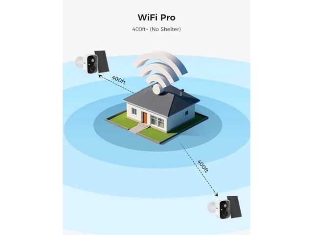 Hiseeu Security Cameras Wireless Outdoor, WiFi Pro 5G/2.4G Cameras for Home Security, Solar Powered, Motion Detection, 2-Way Talk, Color Night...
