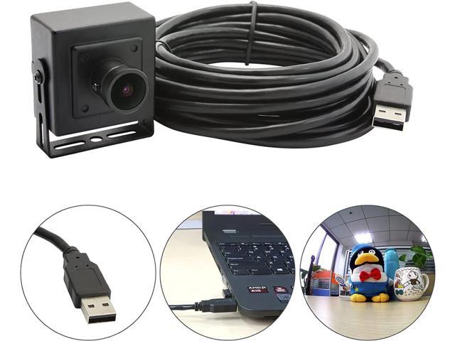 ELP USB Fisheye Camera 170degree 960P PC Camera Wide Angle Low Light Webcam for Computer Raspberry Pi Mini UVC USB2.0 Lightburn Camera 0.01lux USB...