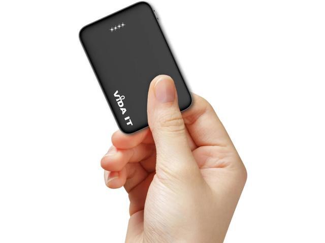 Vida IT 5000mAh Mini Power Bank Small Portable Charger for Heated Vest Jacket Battery Pack for iPhone Samsung Cell Phone with Dual USB Output,...
