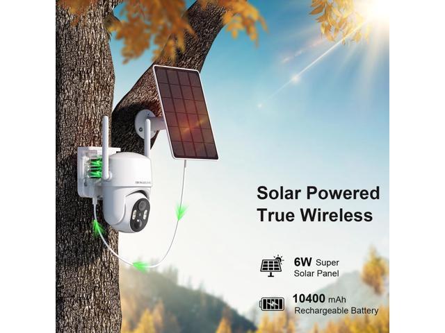 No WIFI Security Camera No Internet Needed, 4G LTE Cellular Security Camera Outdoor Wireless, Cell Camera with SIM Card, PIR Sensor, 2K Color Night...