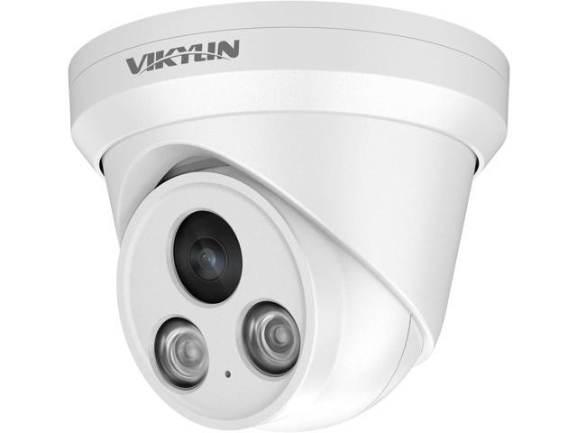 VIKYLIN 5MP IP PoE Dome AI Camera,Security IP Turret Camera with 5MP@30fps,Human/Vehicle Detection,Built in MIC,98ft IR Night Vision,IP67, Full...