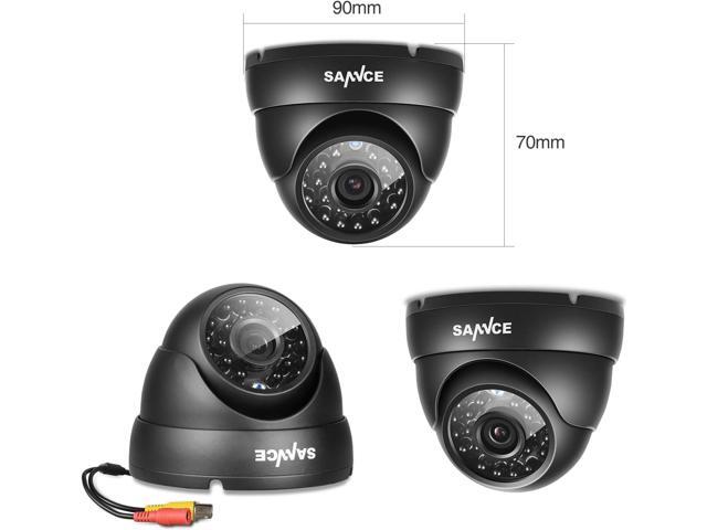 SANNCE 960H Dome Security Camera, 800TVL CCTV Surveillance Camera with 100ft Night Vision, IP66 Waterproof for 960H,720P,1080P,5MP,4K Analog...
