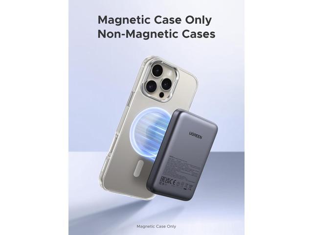 UGREEN Magnetic Power Bank,10,000mAh Wireless Portable Charger, PD 20W Fast Charging Battery Pack with USB-C for Magsafe, iPhone 16/16 Pro/15/15...