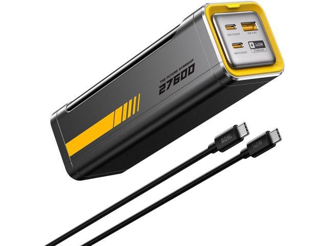 AOHI 240W Laptop Power Bank 27600mAh Portable Fast Charger (99.3wh) The Future Starship 140W PD 3.1 Large Camping Battery Pack for MacBook Pro/Air,...
