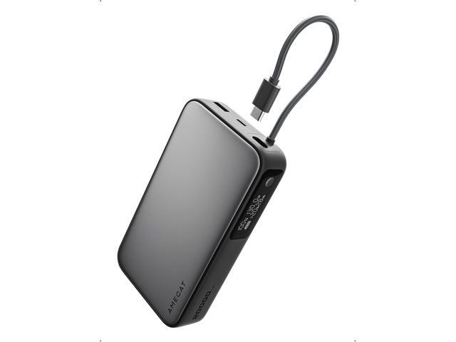 Portable Charger 20000mAh, 100W PD Fast Charging Power Bank with Built-in USB C Cable Smart Digital Display Laptop Battery Pack for MacBook, iPad,...