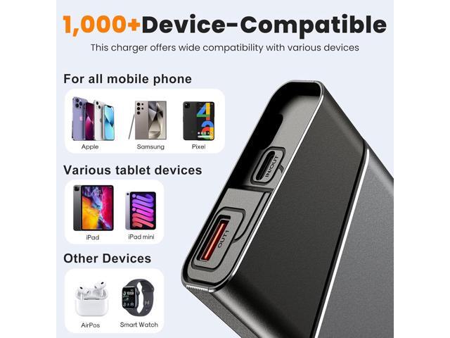 Portable Charger 20000mAh, 22.5W PD 3.0+QC 4.0 Fast Charging Power Bank, Cooler & Unbreakable Aerospace Metal Case for iPhone 16 15 14, Android,...