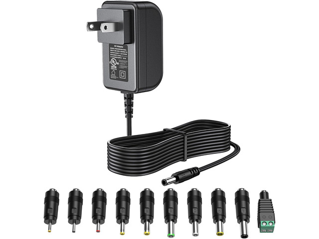 20V 1.5A 1A Power Supply 20 Volt Charger 1500mA 30W Max Regulated Switching AC to DC Cord Adapter with 10 Replacement Connector 100V - 240V Input...