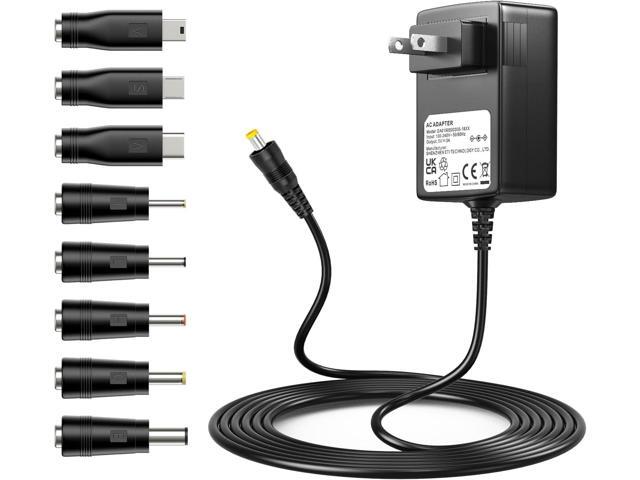 POWSEED 15W 5V 3A 2A 1A Power Supply Adapter USB C Wall Charger Cord for Android Tablets Phone Webcam Digital Cameras Routers Toys Recorder...