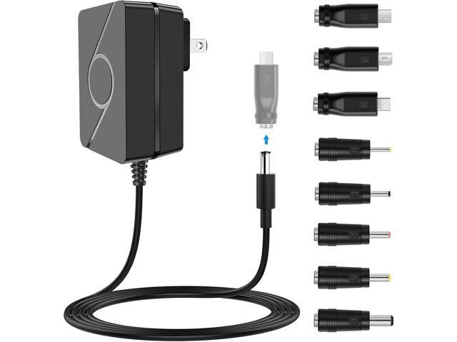 5V 3A DC Power Supply, 5 Volts 2A 1.5A 1A AC Power Adapter Charger, fit for 5Vdc Record Player Baby Monitor Bluetooth Speaker Power Cord.
