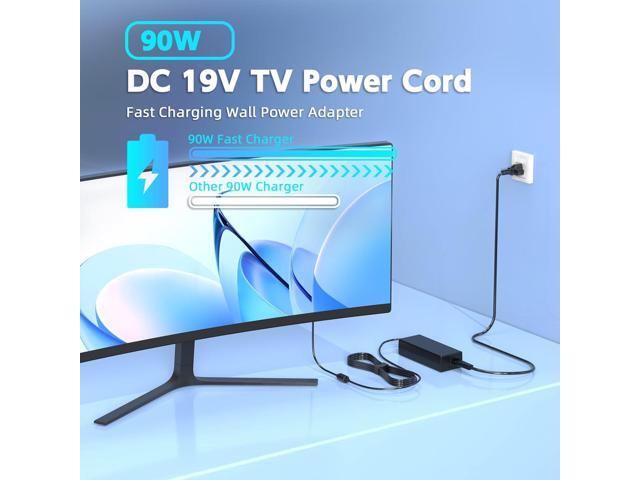 90W 19V Power Cord Compatible with Westinghouse TV 24 32 40 42 46 inch UW40TA2W UW40T8LW LED TV UW32SC1W UW32S3PW UW40TC1W LD-4680 LD-4695...