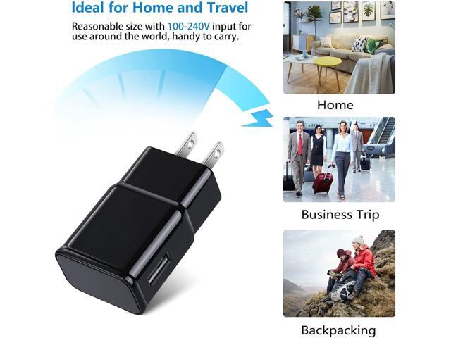 6-Pack Type C Charger Fast Charging Block, Android Phone Rapid USB Wall Charger Compatible with Samsung Galaxy S21/S20/S10/S10e/S10 Plus/S9/S9...