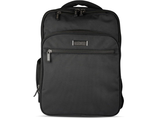 Kenneth Cole Reaction Brooklyn Commuter 16', Black Polyester, Polyester Backpack