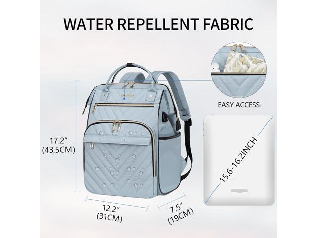 VANKEAN 17 Inch Laptop Backpack for Women Men Fashion Computer Work Bag, Large Capacity Waterproof, with USB Port & RFID Pockets, College Daypack...