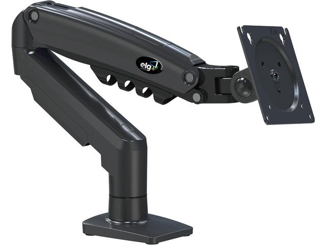 ELG Full Motion Swivel Single Monitor Desk Mount Stand: Empower Your Workspace with Unmatched Flexibility for 17 to 35'' Displays (4.4lbs to...