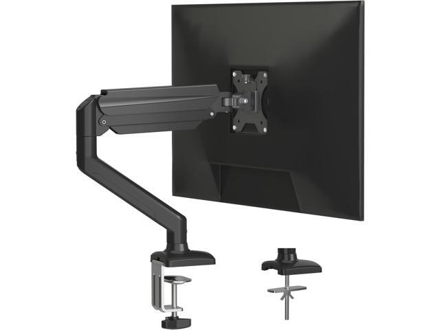 suptek Single Monitor Arm Mount for 13-32 inch, Adjustable Gas Spring Monitor Arm Desk Mount Stand for 4.4-19.8lbs, with VESA Mount 75x75/100x100mm
