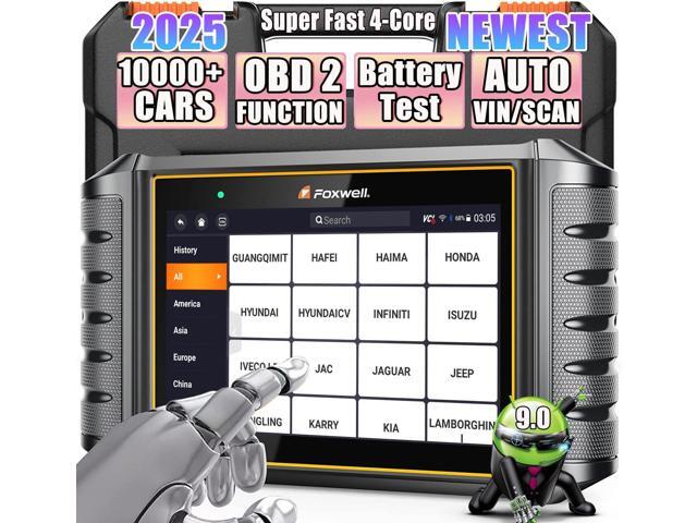2025 FOXWELL Scanner NT706 OBD2 Scanner Diagnostic Tool with Check Engine/ABS/SRS(Airbag Scanner)/Transmission, Car Code Readers & Scan Tools with...