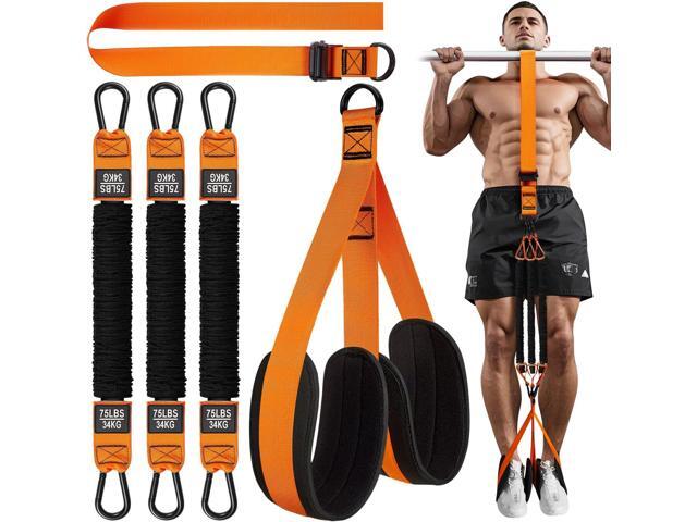 HPYGN Pull Up Assistance Bands, Heavy Duty Resistance Band for Pull Up Bar, Adjustable Weight/Size with Fabric Feet/Knee Rest, Bands for Pull Up...