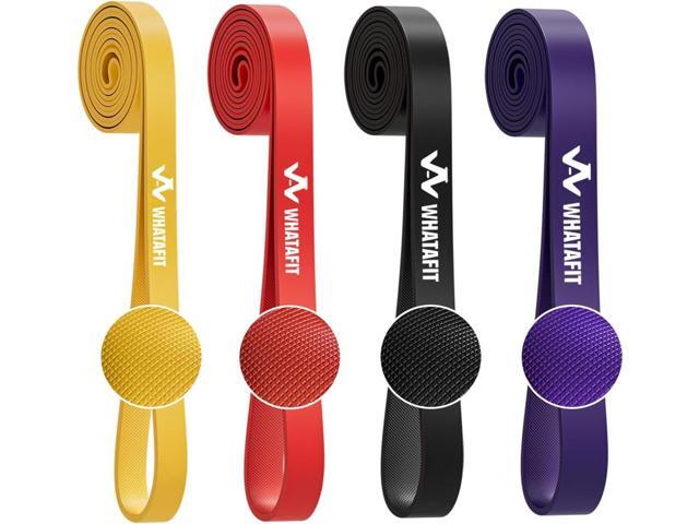WHATAFIT Resistance Bands, Pull Up Assistance Bands, Exercise Bands, Workout Bands Set for Men and Women Home Fitness, Body Stretching, Strength...