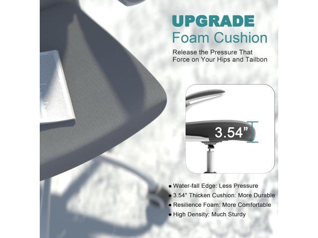 Mimoglad Office Chair, High Back Ergonomic Desk Chair with Adjustable Lumbar Support and Headrest, Swivel Task Chair with flip-up Armrests for...