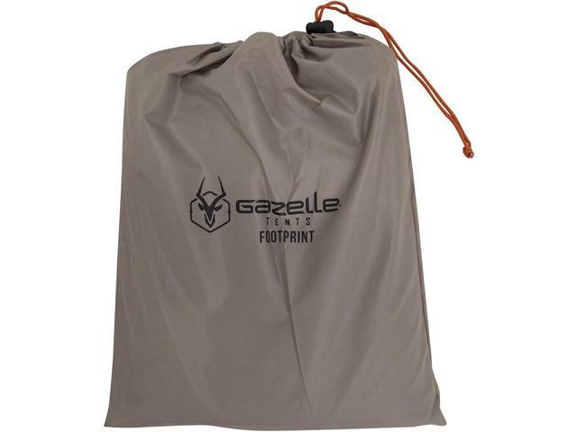 Gazelle Tents, G5 5-Sided Gazebo Footprint, 300D, Waterproof Ground Tarp, 5 Tack Down Stakes, GA107