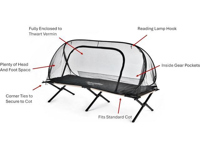 Wicked Cool MosquitOasis Pop-Up Mosquito Net Tent for Summer Camps and Camping