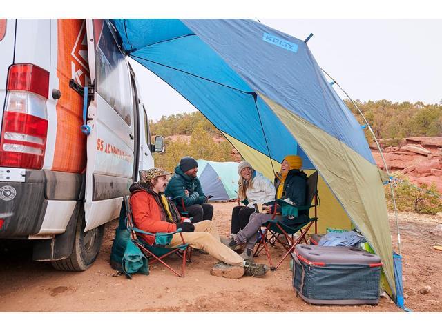 Kelty Sideroads Awning Shelter for Car Camping, Tailgating, and Summer Beach Trips, Protection from Elements and UV, Universal Mount, Sturdy Steel...