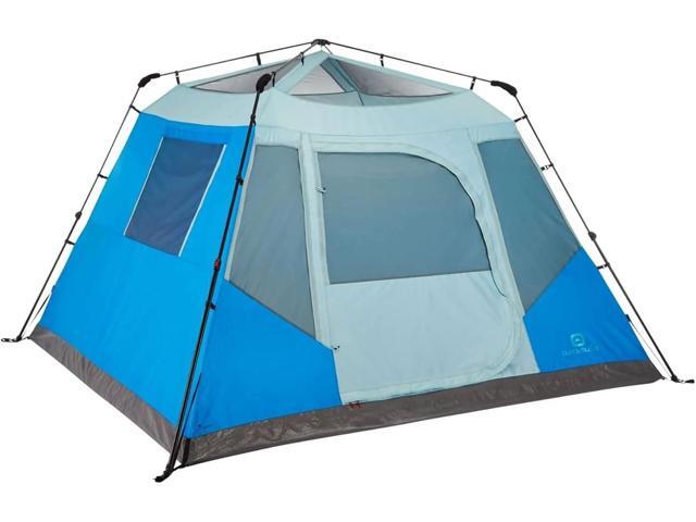 Outbound Instant Pop up Tent for Camping with Carry Bag and Rainfly Water Resistant 3 Season Dome & Cabin Tents, 5, 6, 8, and 10-Person