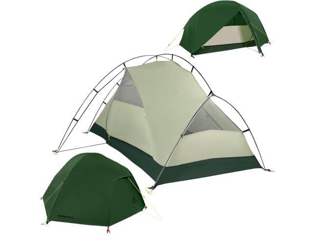 2 Person Lightweight Backpacking Tent,Ultralight Portable 20D Waterproof Nylon Tent for Camping4.4LB 3 Season Backhiking with 7001 Aluminum Poles...