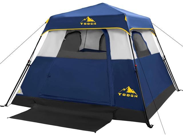 3/4 Person/6 Person Camping Tent Fast Cabin Tent with Instant Setup Tent, Weatherproof Tent Easy Quick Set Up & Pop Up in 60 Seconds with Rainfly...