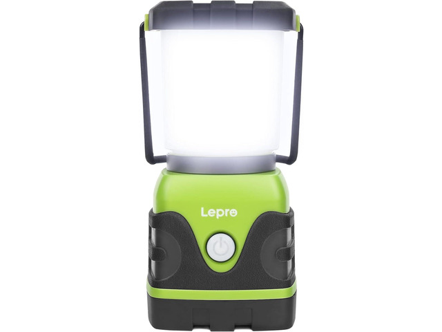Lepro 1500LM Battery Powered LED Camping Lantern, Waterproof Tent Light with 4 Light Modes, Camping Essentials, Portable Lantern Flashlight for...