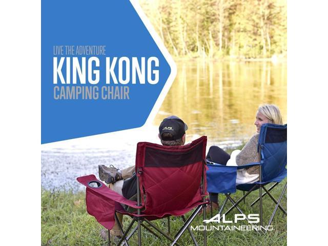 ALPS Mountaineering King Kong Camping Chairs for Adults with Mesh Cup Holders and Pockets, Built Durable and Reliable with Compact Foldable Steel...