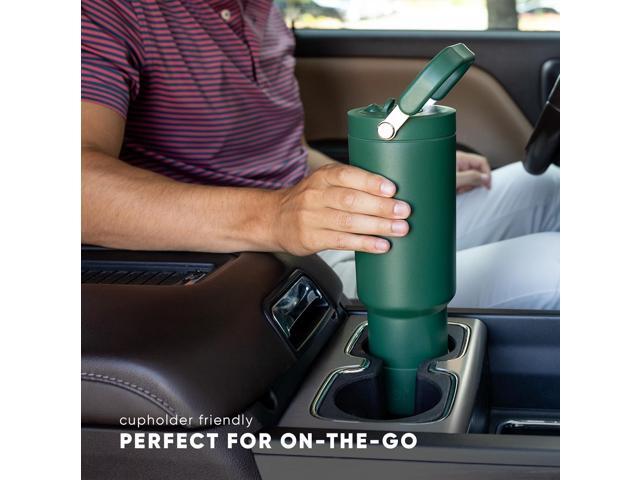 Simple Modern Trek Pivot 40oz Flip Straw Tumbler with Handle Water Bottle & Boot Interchangeable Straw & Chug Lids Insulated Stainless...