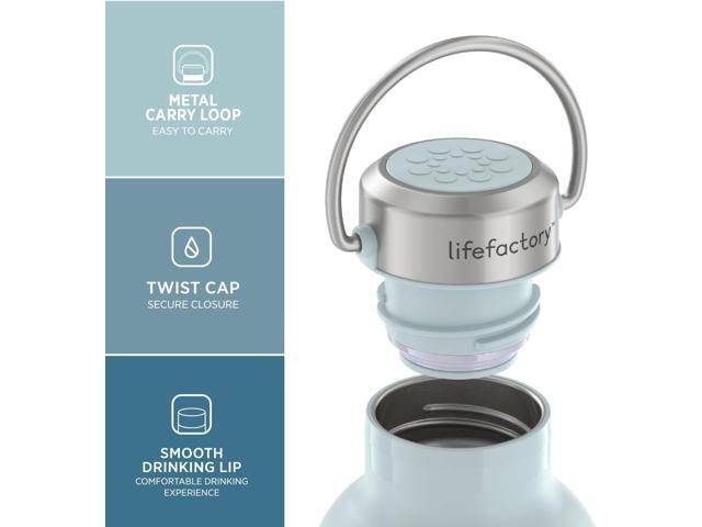 Lifefactory 24-Ounce Stainless Steel Vacuum-Insulated Sport Bottle, Mint