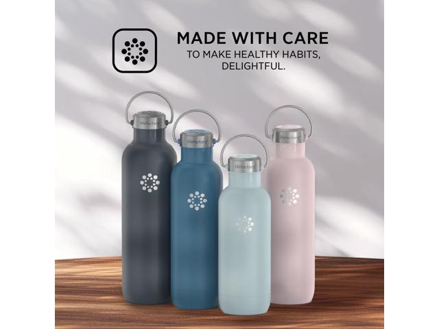 Lifefactory 24-Ounce Stainless Steel Vacuum-Insulated Sport Bottle, Mint