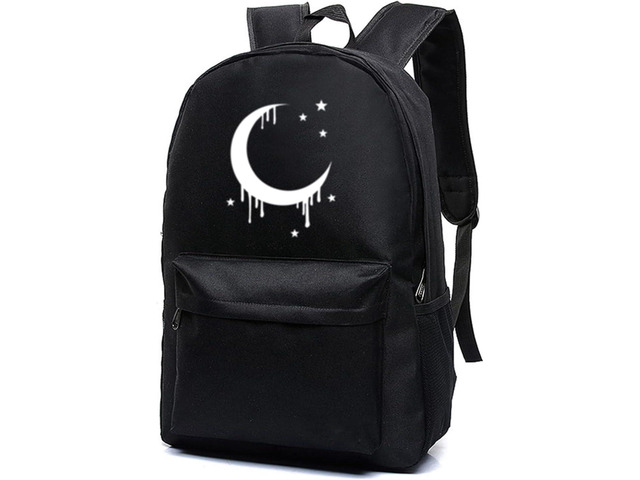 Unisex Classic Canvas Backpack Hiking Bag Travel Daypack Bookbag Laptop Bag (Black1)