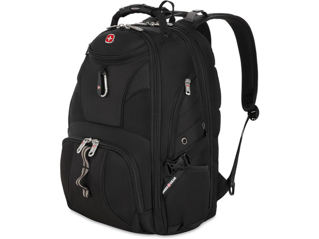 SWISSGEAR 1900 ScanSmart Laptop Backpack, Fits Most 17-Inch Laptops, TSA-Friendly Lay-Flat Design, RFID Protection, and Tablet Pocket, Black, 31L,...
