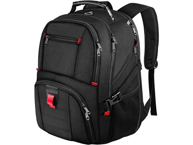 YOREPEK Large Laptop Backpack for Men, Heavy Duty Travel Backpack Carry On Flight Approved, 17 Inch College Work Bookbag, Water Resistant...
